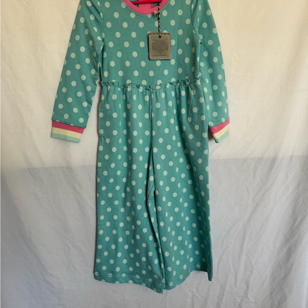 Matilda Jane Teal and Pink Polka Dot Body Suit NWT